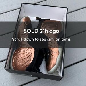 Nike Copper and Black Foamposite Sneakers